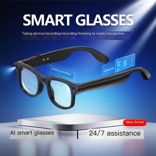 AI analysis smart glasses G1 black technology camera takes photos, records video, and listens to music with Bluetooth