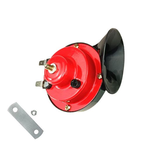 300db Double Horn Pack (12v, Waterproof) Trucks, Trains, Ships,Motorcycles, Alternate Car Parts (Red)