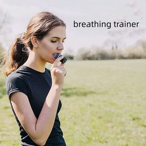 Portable sports abdominal breathing trainer