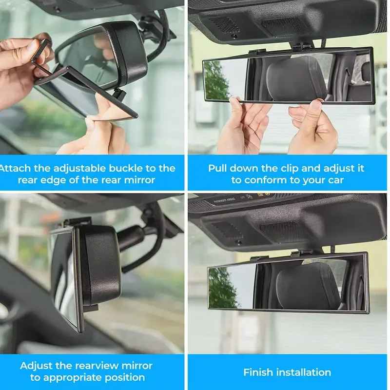 Anti-Fog, Anti-Glare Convex Side Mirrors