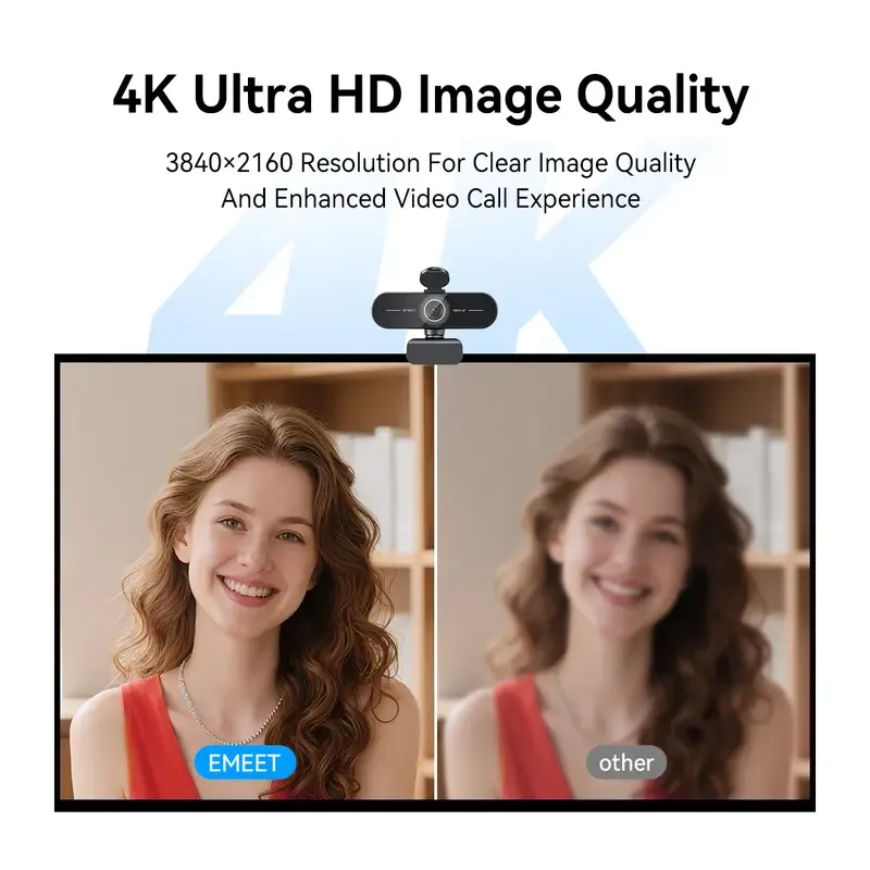 4K HD PC Webcam with Autofocus