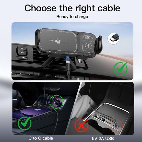 Wireless Charging Phone Holder Car Holder