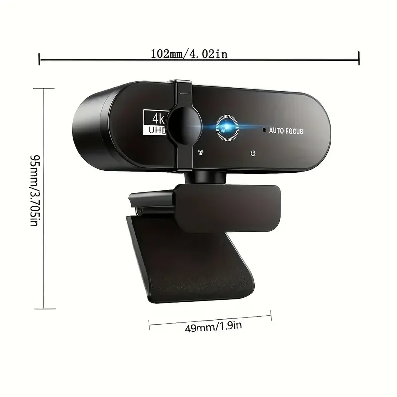 4K HD PC Webcam with Autofocus