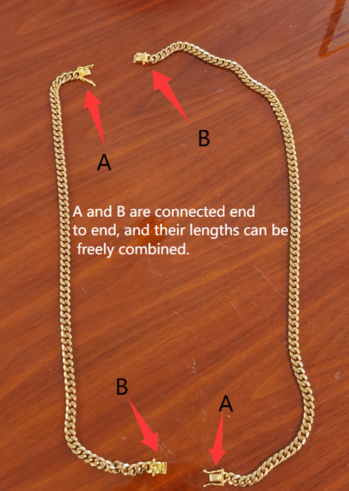 Gold-plated necklace (free combination)