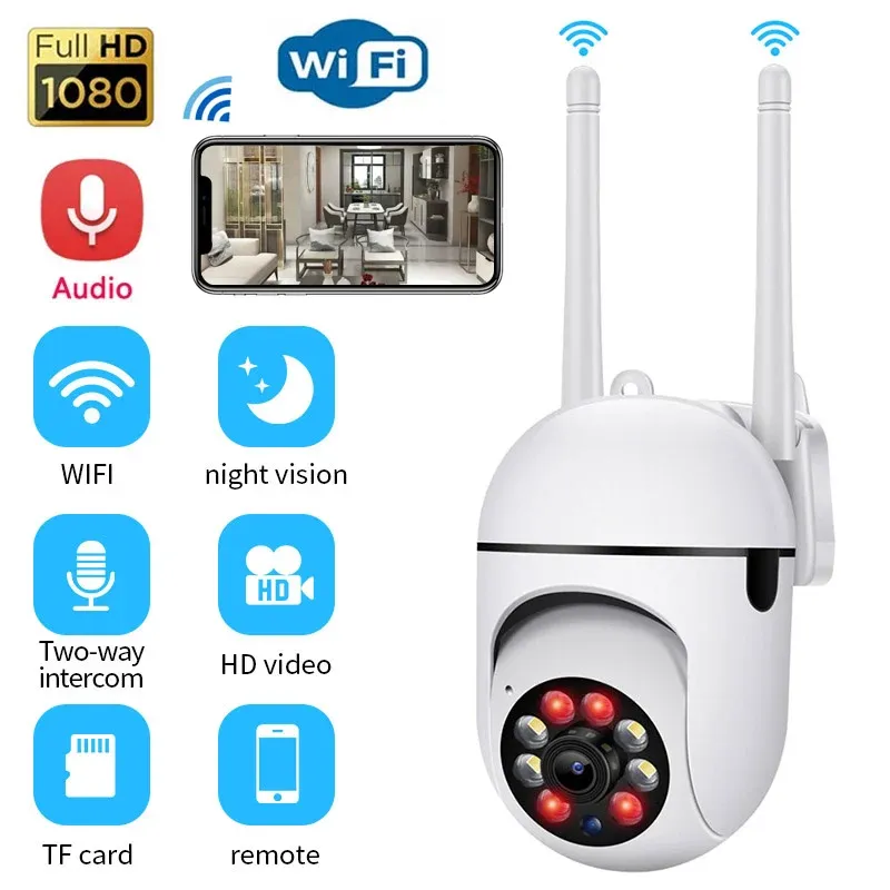 A7 wifi camera V380 pro app security monitor home wireless indoor camera full color night vision