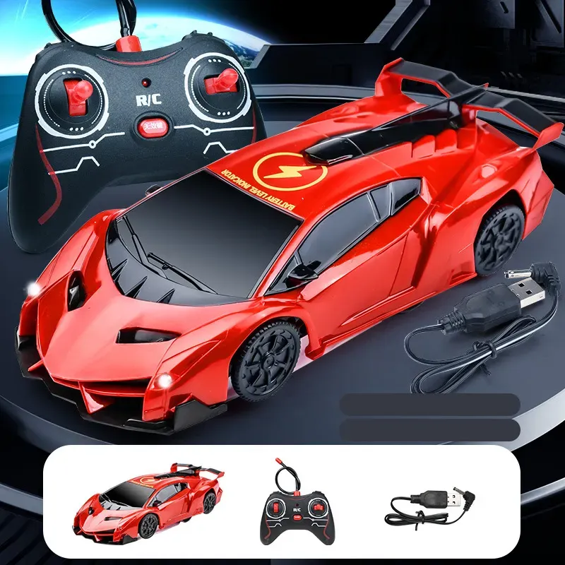 Hot selling wall climbing car electric suction wall climbing drift stunt car children's baby remote control car toy (red)