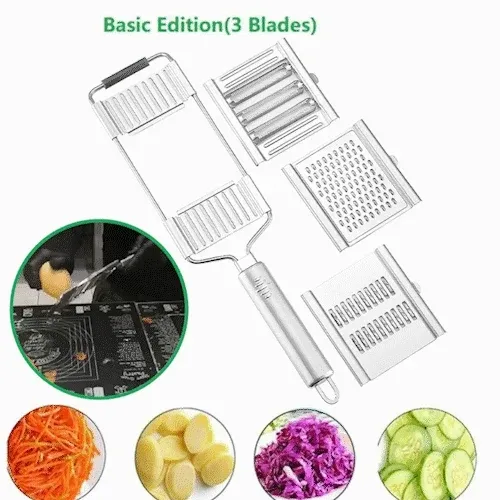 4-in-1 multi-function vegetable cutter, handheld peeler kitchen tool