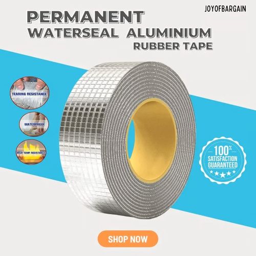 Waterproof aluminum foil butyl tape, roof waterproofing leak-proof tape, crack strong waterproof sticker waterproof roll
