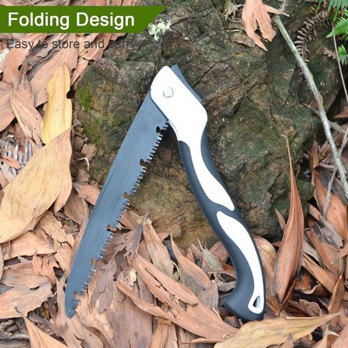Fast and sharp SK-5 titanium steel folding saw outdoor garden hand saw home handheld woodworking saw