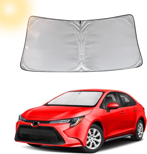 Car double-layer thickened sunshade front windshield sun protection heat insulation sunshade car sunshade thickened sunshade