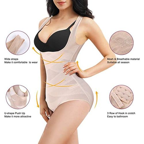 🔥High-Waist Shapewear Bodysuit – Sculpt Your Dream Curves ✨