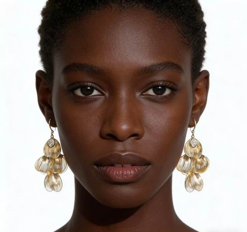 Elevate Your Look with Gold Leaf Tassel Earrings – Shine Bright on Every Occasion