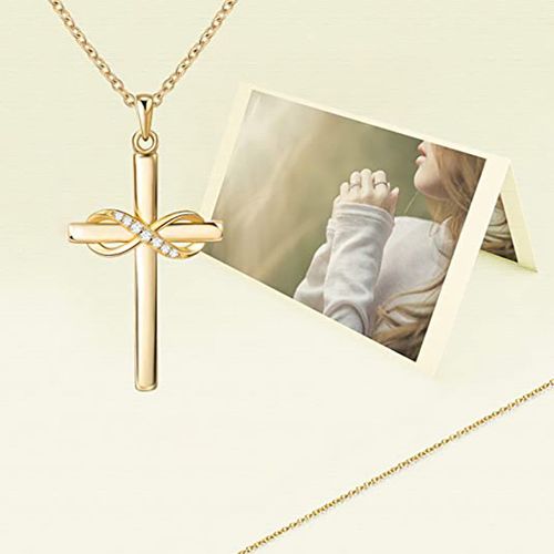 Best-Selling Infinity Cross Zircon Pendant – Edgy & Trendy