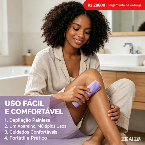 💜 Depilação Rápida e Painless | Depilador Elétrico Feminino 🚀