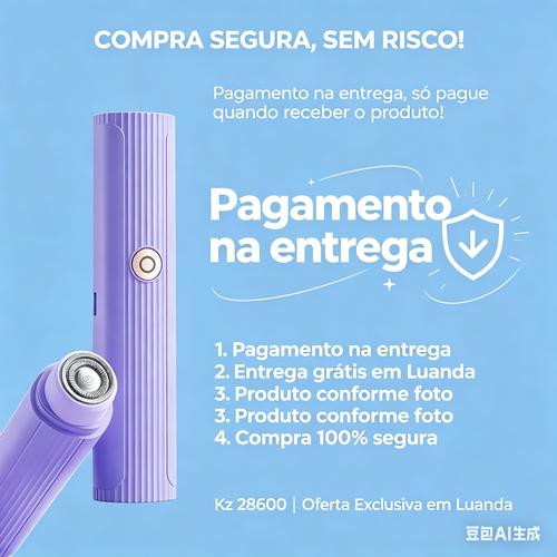 💜 Depilação Rápida e Painless | Depilador Elétrico Feminino 🚀