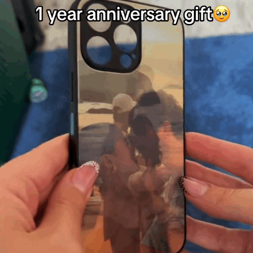 Custom phone case with gradient photo