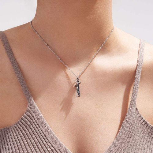 Limited Time Offer - Buy One Get One Free！Creative Hugging Kisses Pendant Necklace Ring Jewelry Accessory for Birthday Valentine's Day Wedding Parties Couple's Gift Favor