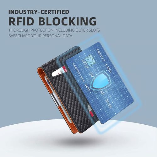 Theft Leather Wallet for Business Men