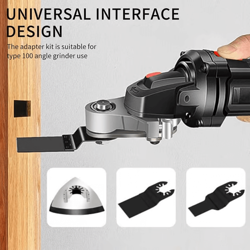 Angle Grinder Converter Set, Angle Grinder Converter Universal Head Adapter, Carbon Steel Angle Grinder to Multi-Tool Converter