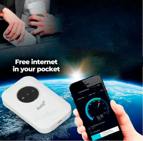 portable wifi  4g with sim card