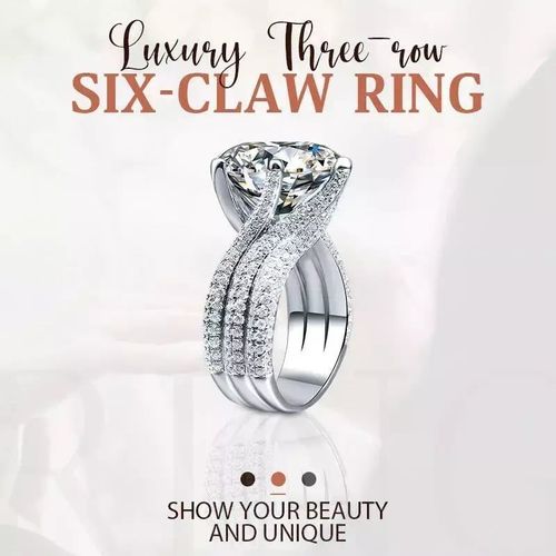 🔥⏰Last Day Promotion - 🎁 5 Carat Super Sparkling Moissanite Ring