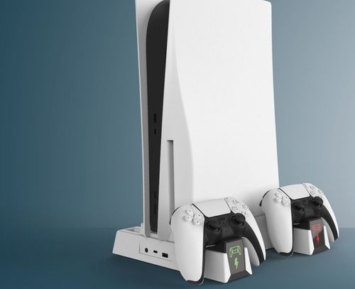 PS5 gaming console multifunctional cooling bracket charging base