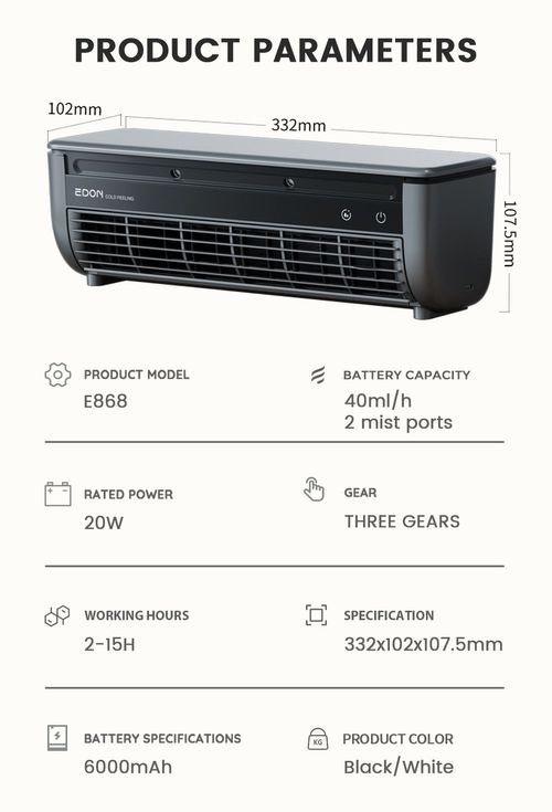 Limited time discount - brand new air conditioner ✅Lowest price sale today only! ! ! Our goods are genuine, with genuine patents, counterfeit must be investigated! Please recognize our products!  Mini rechargeable portable water mist air cooling air conditioner