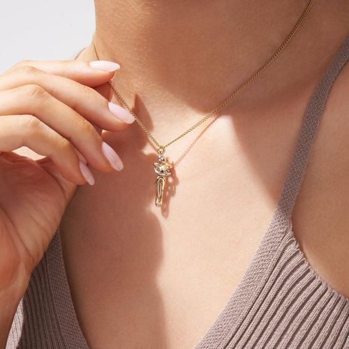 Limited Time Offer - Buy One Get One Free！Creative Hugging Kisses Pendant Necklace Ring Jewelry Accessory for Birthday Valentine's Day Wedding Parties Couple's Gift Favor