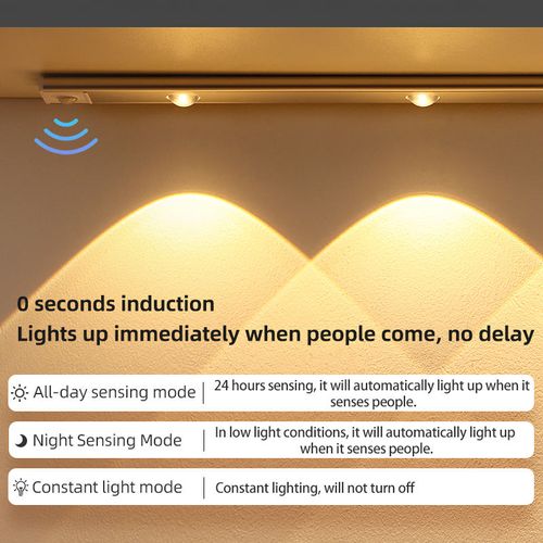 Clearance Sale - 50% OFF⏰USB Magnetic Wireless Home Kitchen Motion Sensor Led Under Cabinet Light Furniture Lighting