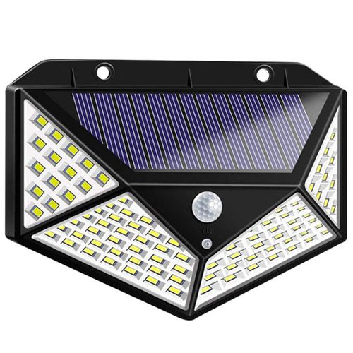 100 LED Solar Light PIR Motion Sensor Outdoor Solar Lamp Wall Light Solar Sunlight Powered Wall Garden light