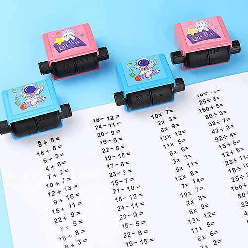 🔥Brain Improvement Device for Kids, Set-4:🔥All 4 style Roller: Addition Roller, Subtractive Roller, Multiplication Roller, Division Roller