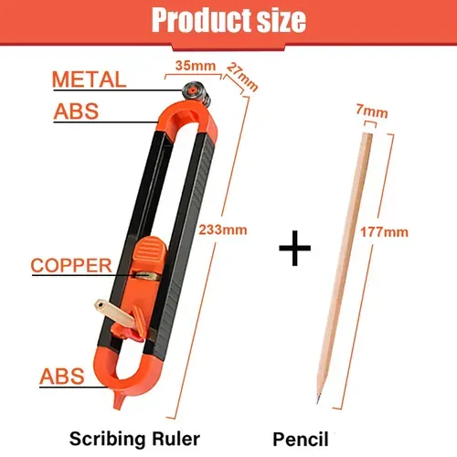🔧Professional Radian Ruler for Carpentry🔥🔥🔥（50% off for a limited time）