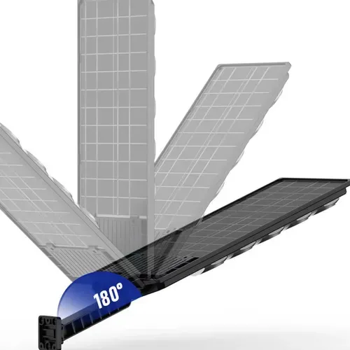 ⏰1500W Solar Street Lights, Solar Flood Lights Outdoor Dusk to Dawn 6500k LED Solar Pole Light with Remote Control IP67 Waterproof for Parking Lot, Yard, Garage and Garden