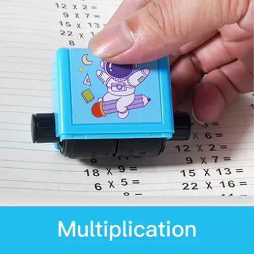 🔥Brain Improvement Device for Kids, Set-4:🔥All 4 style Roller: Addition Roller, Subtractive Roller, Multiplication Roller, Division Roller