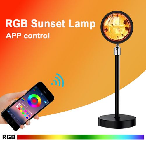 2025 New High Quality Sunset Projector Lamp LED Sunset 180 Degree Rotation Projection Light Lamp for Home Decoration