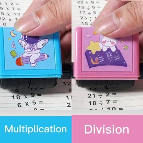 🔥Brain Improvement Device for Kids, Set-4:🔥All 4 style Roller: Addition Roller, Subtractive Roller, Multiplication Roller, Division Roller
