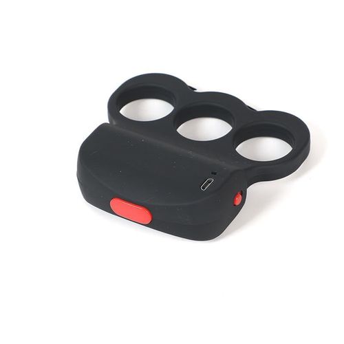 ABS Plastic Three-Finger Shell Knuckle Full Kit with Finger Grip, Outdoor Self-Defense Hand Accessories for Tactical Training & Personal Protection