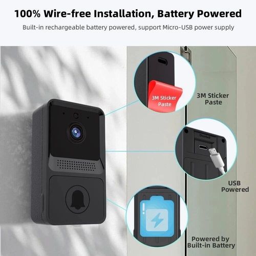 Wireless Video Doorbell Camera Kenya 1080P Smart WiFi Doorbell with Night Vision Two Way Audio Home Security