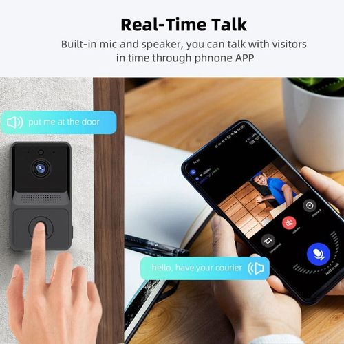 Wireless Video Doorbell Camera Kenya 1080P Smart WiFi Doorbell with Night Vision Two Way Audio Home Security
