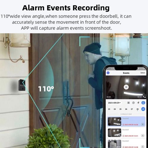 Wireless Video Doorbell Camera Kenya 1080P Smart WiFi Doorbell with Night Vision Two Way Audio Home Security