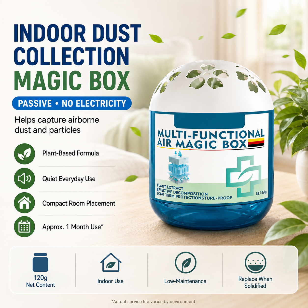 🔥2026 New & Upgraded -- Indoor Air Purification Dust Removal Magic Box🏠Limited-Time Offer⏰ AIR MAGIC BOX