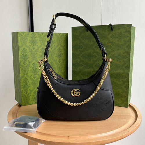 Gucci new crescent small hobo crescent bag armpit single shoulder handbag female factory direct