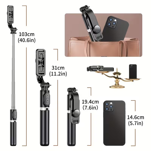 40-inch Extendable Phone Selfie Stick