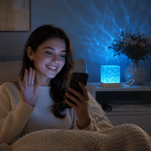 16-Color Water Ripple Ambient Night Light