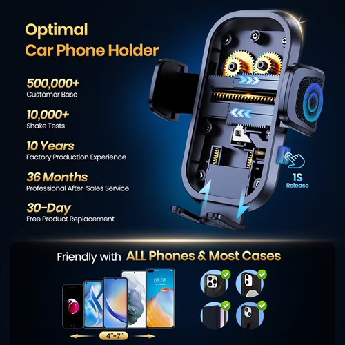 TOPK Upgrade Car Phone Holder Mount