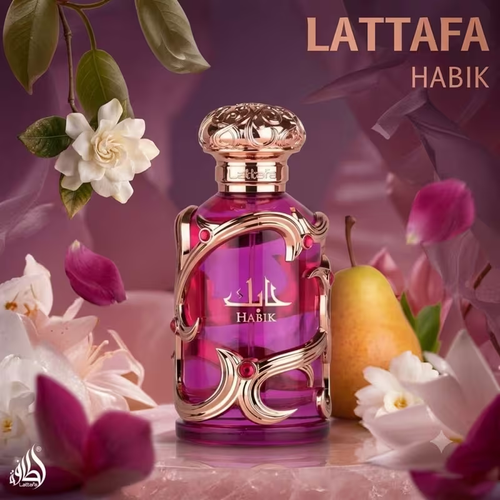 Lattafa Habik – Floral, Fruity, Fresh, Musky – Lasting Fragrance for Women