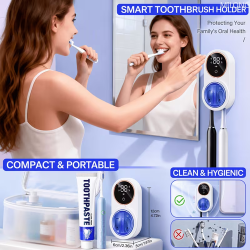 Toothbrush Holder And Cleaner Razor Holder