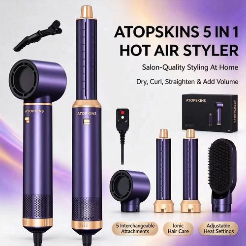5-In-1 Hot Air Styler Hair Dryer Brush Combinati