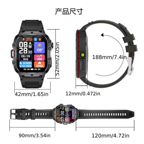 Men'S Outdoor Smart Watch