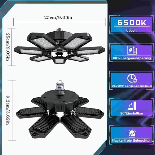 6500K LED Garage Light